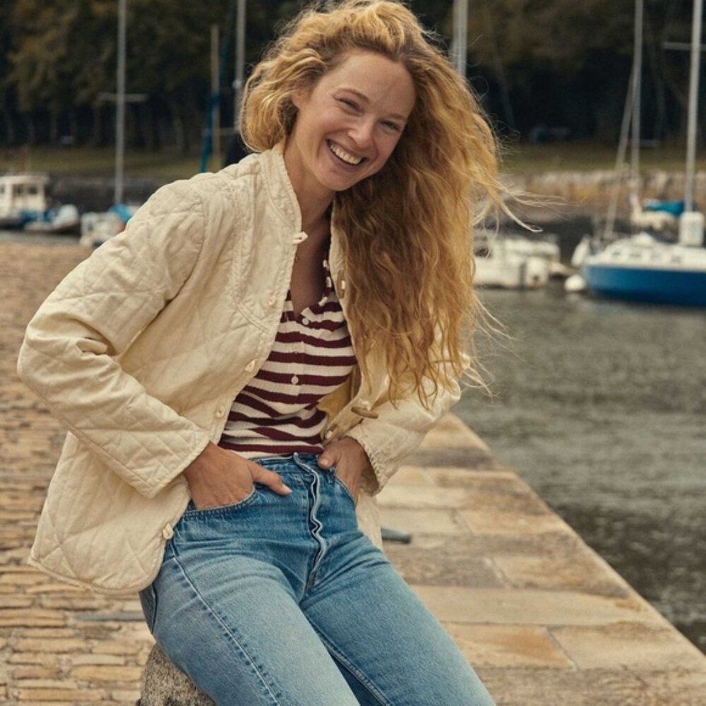 Doen Parker Jacket in Nutmilk